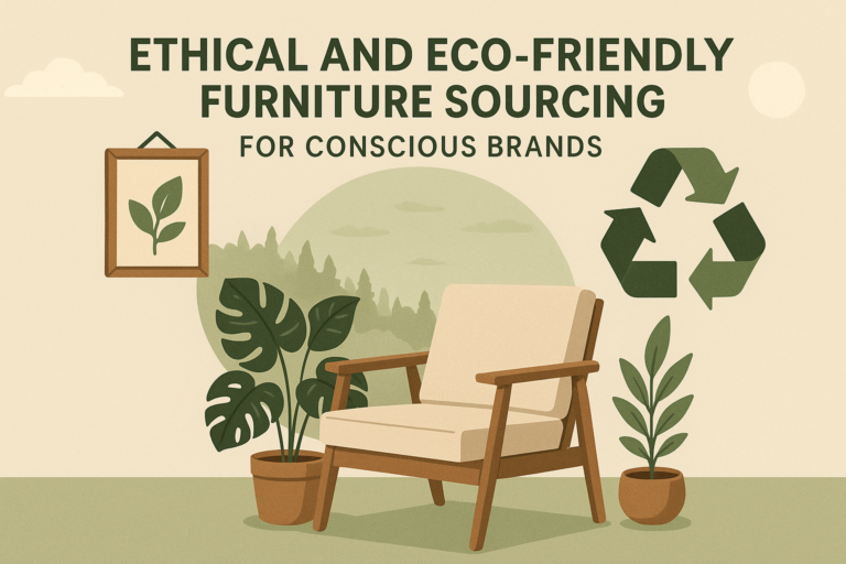 Ethical and Eco-Friendly Furniture Sourcing for Conscious Brands